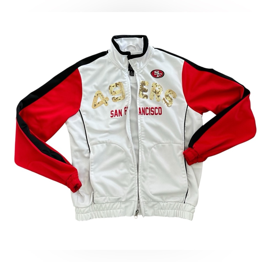Vintage San Francisco 49ers White and Red Jacket